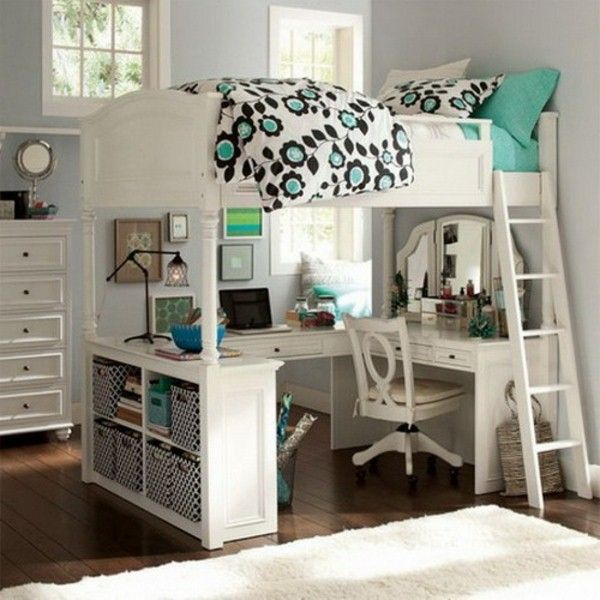 Awesome Loft Beds With Desk For Teens Resized | Loft | Bedroom, Room