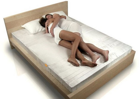 mattress with slots for arms and legs