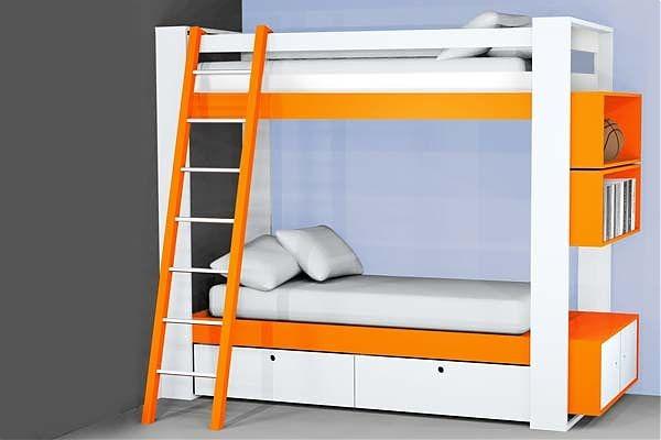 Bed Ideas: Astonishing Awesome Bedroom Design White Orange