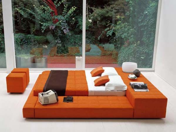 20 Modern Bed Designs That Appeal | Pinterest | Bed design, Orange