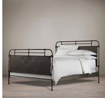 Industrial retro furniture to do the old wrought iron bed / Twin