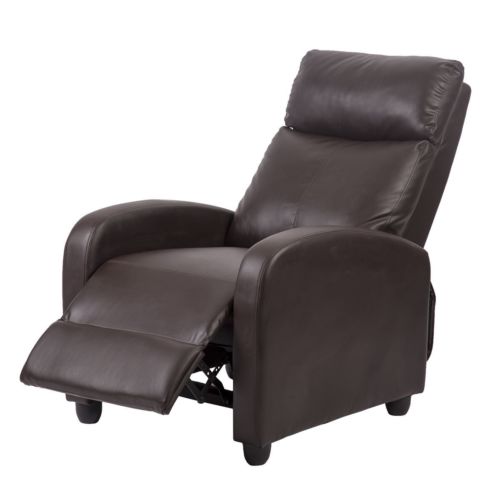 Factory Direct: Recliner Chair Modern Leather Chaise Couch Single