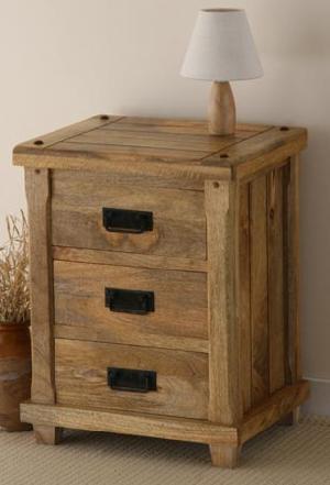 Solid Wood Bedside Table, Cabinet, Indian Wood Furniture