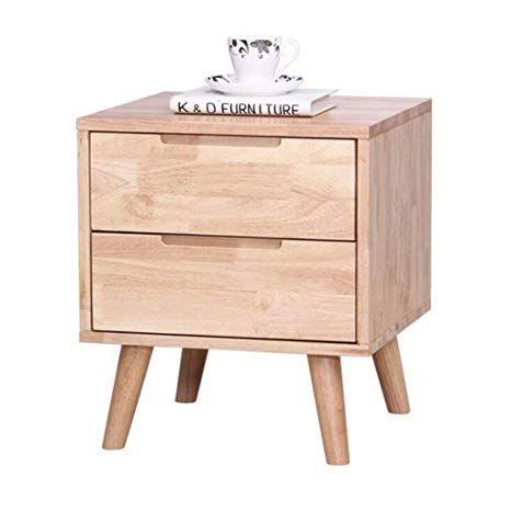 Amazon.com: SUN HUIJIE All Solid Wood Bedside Table Bedroom Oak Wood