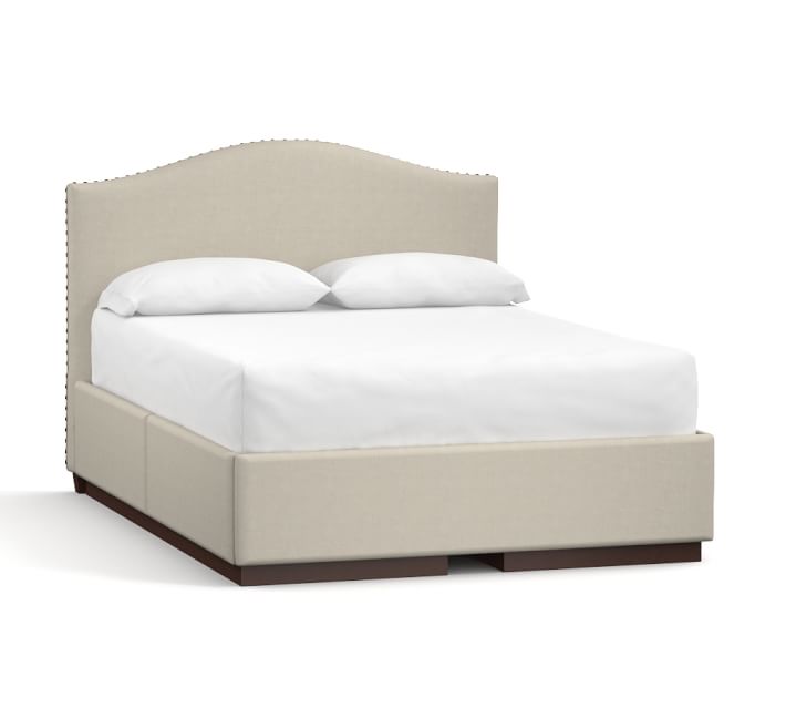 Upholstered beds with bed box