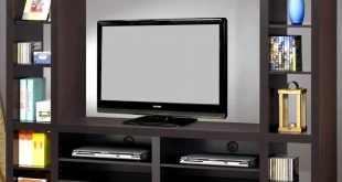 Coaster Wall Units Contemporary Entertainment Wall Unit in Cappuccino