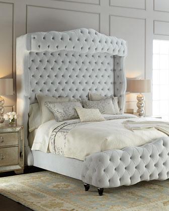 Haute House Grand Chez Tufted White Beds