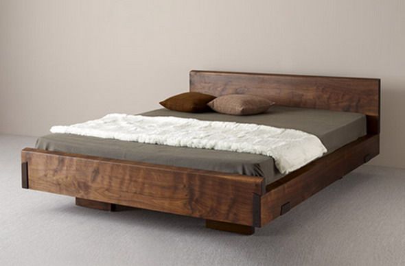 Natural Wood Beds by Ign. Design. - rustic knotty wood | Home Stuff