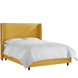 Modern Upholstered Yellow Beds | AllModern