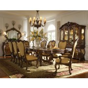AICO Furniture - Palais Royale 7 Piece Rectangular Dining Room Set in  Rococo Cognac - 71002