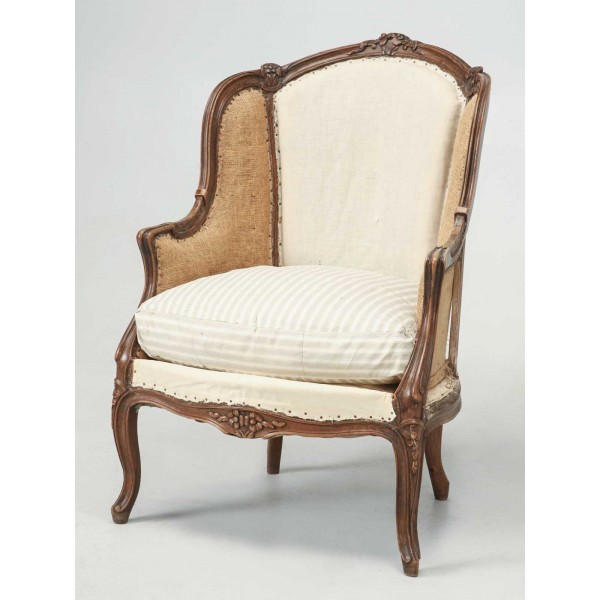 Antique French Louis XV Style Chair, c.1880s