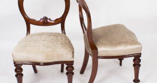 19th Century Victorian Oval Dining Table and Eight Antique Chairs at 1stdibs
