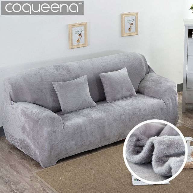 Super Soft Stretch Thick Plush Sofa Slipcover Couch Armchair Covers  Furniture Seater Protector for Winter &