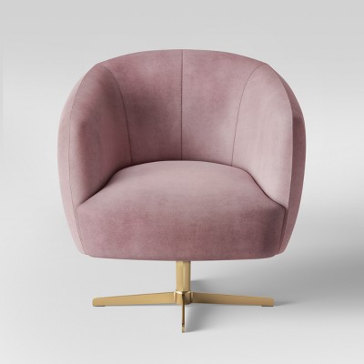 Morpho Swivel Velvet Arm Chair - Opalhouse™