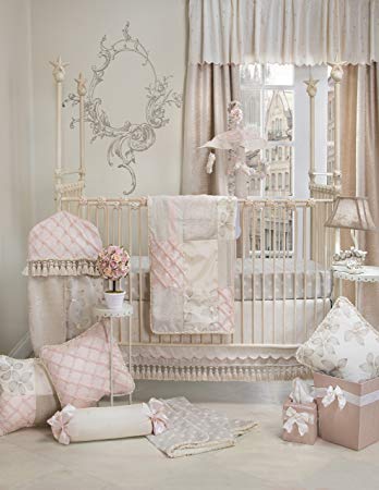 Crib Bedding Set Florence by Glenna Jean | Baby Girl Nursery + Hand Crafted  with Premium