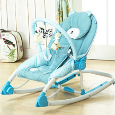 Maribel Hand-actuated baby rocking chair portable folding chaise lounge  multifunctional cradle rocker