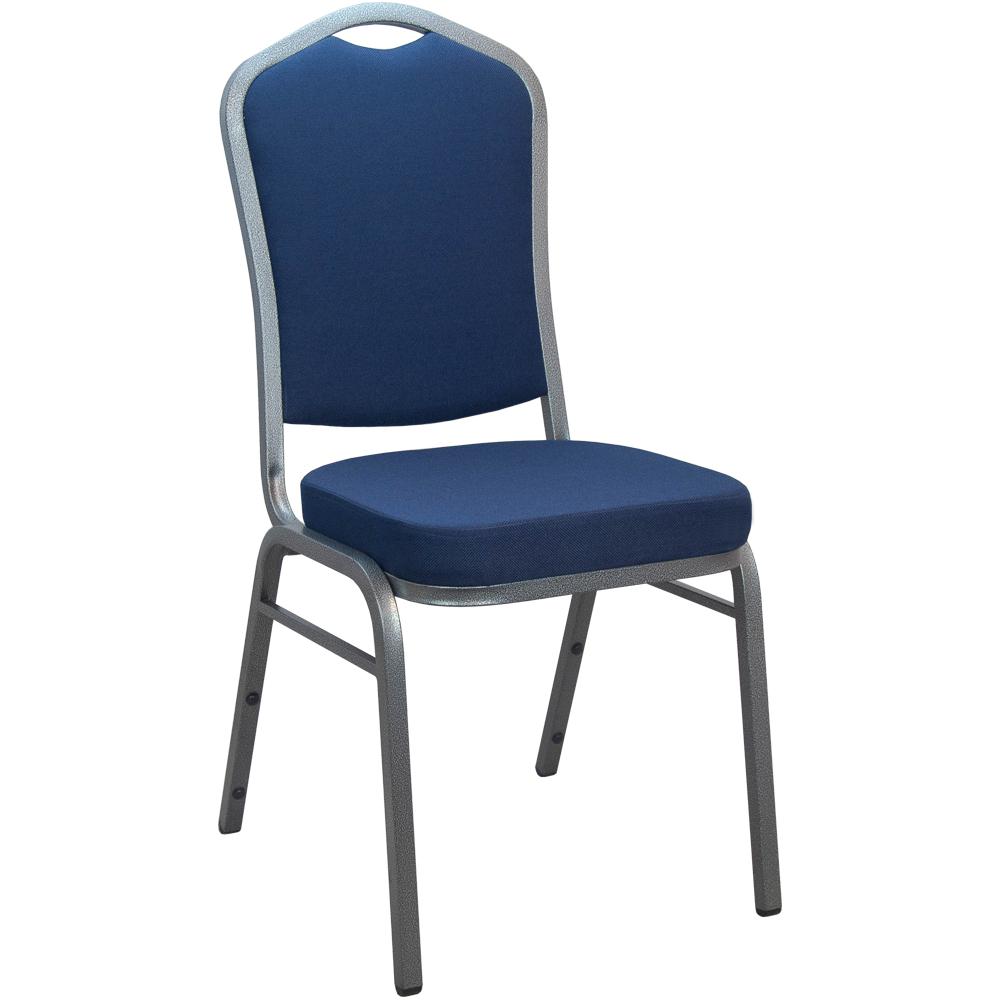 Navy Fabric Crown Back Banquet Chair (Set of 50)