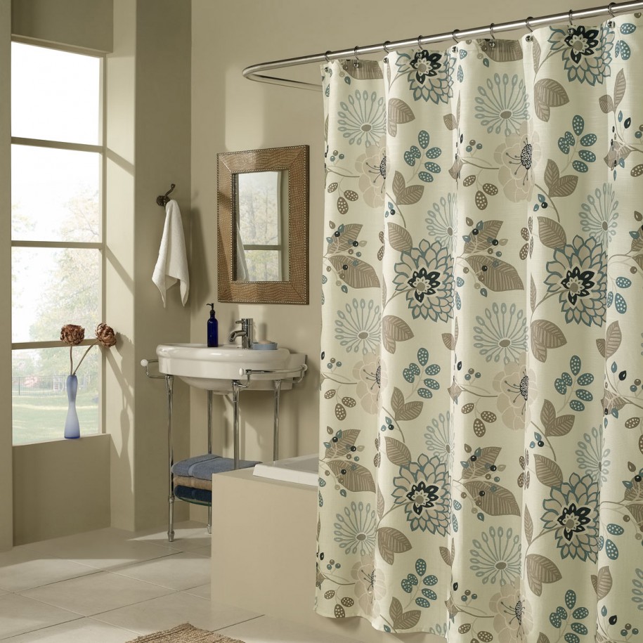 Bathroom Shower Curtains: Pretty And Useful