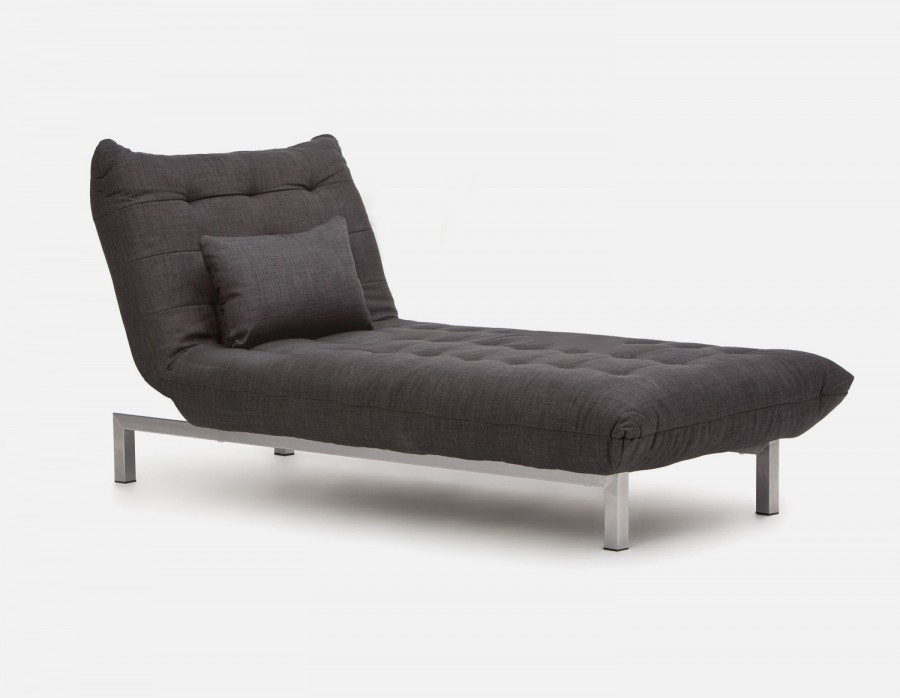 FLOW - Lounge chair-bed - Grey