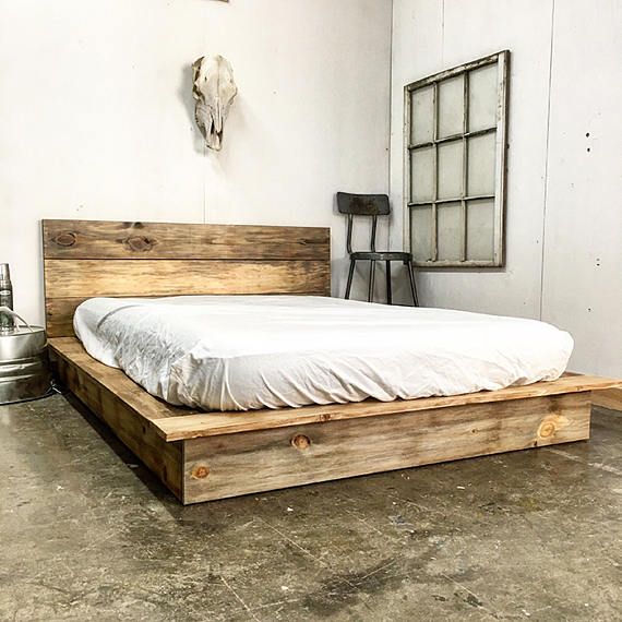 This modern rustic platform bed is perfect for any home, from country  cottage to city loft. We at Urban Billy spend much time carefully designing  and