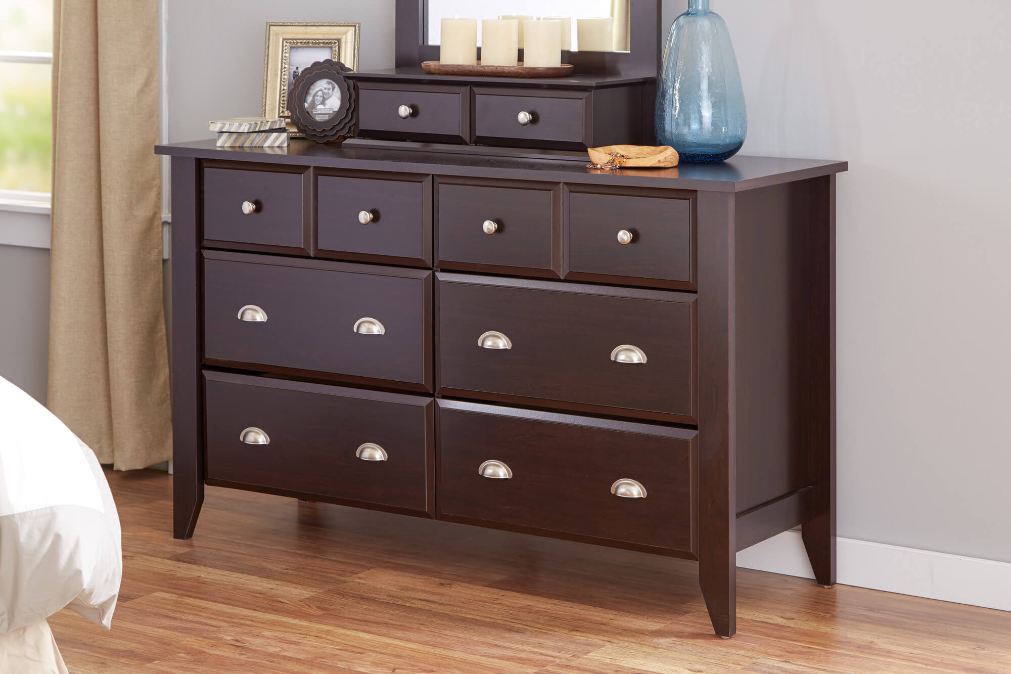 The standard dresser design came from one of the oldest pieces of furniture  invented: the