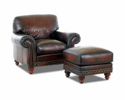 American Made Best Leather Club Chair Comfort Design Rodgers CL7002
