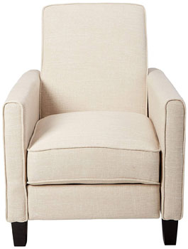 Front View of the Best Selling Davis Recliner Club Chair