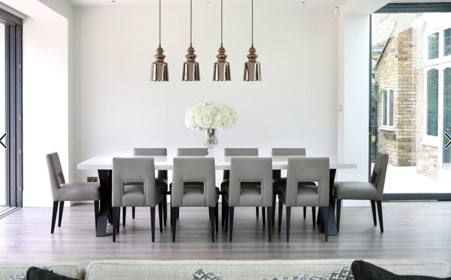 Collect this idea gray dining room