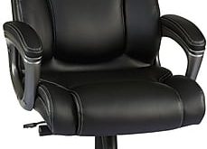 Staples Washburn Bonded Leather Office Chair, Black.  https://www.Traveller Location/s7/is/