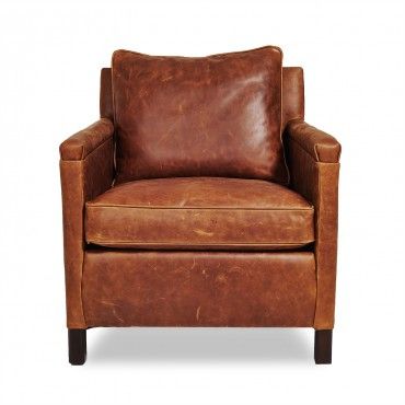 Irving Place Heston Leather Chair by ABC Home and Carpet in 2019
