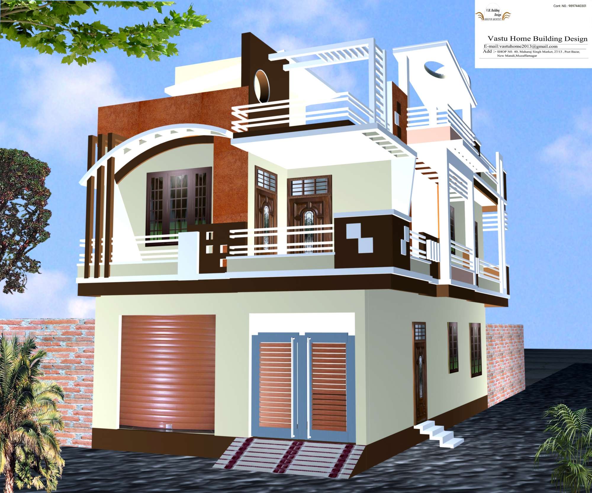Architect design - Vastu Home Building Design Photos, Muzaffar Nagar  City, Muzaffarnagar - Architects