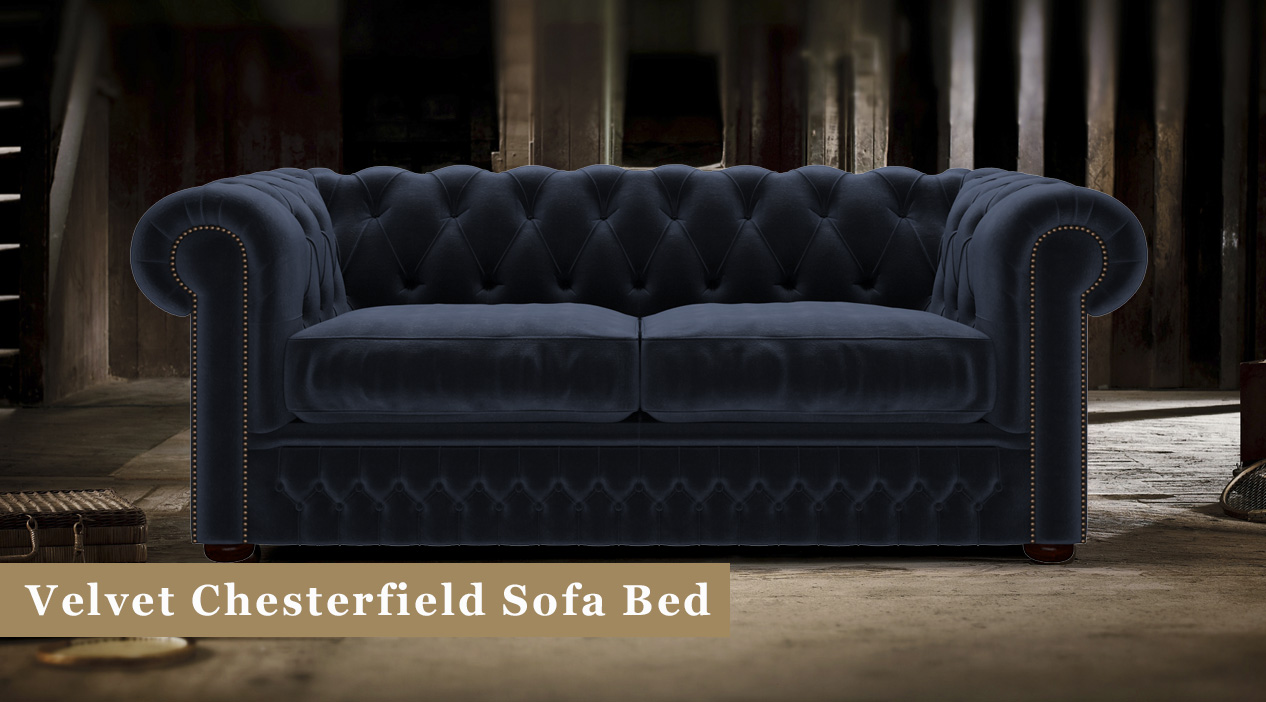 Velvet Chesterfield Sofa Beds