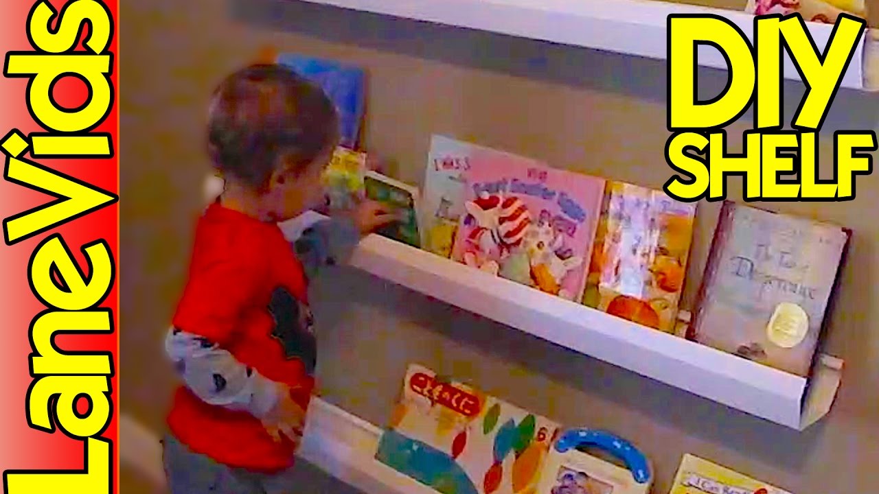 ⚒ DIY SHELF IDEAS ? | DIY Kids Bookshelf from Rain Gutters | LaneVids -  YouTube