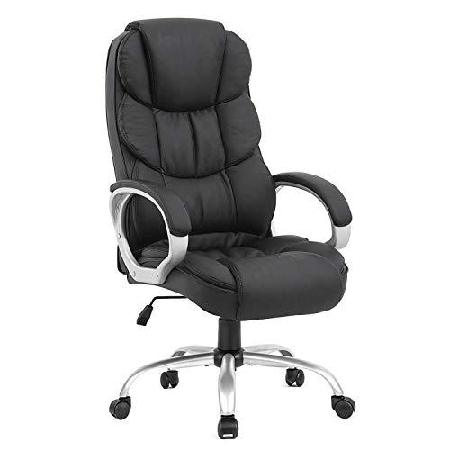 BestOffice Office Chair Desk Ergonomic Swivel Executive Adjustable Task  Computer High Back Chair with Back Support