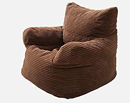 Huge Comfy Chair, Brown Color, Velvet Material, Comfortable Support,  Durable & High