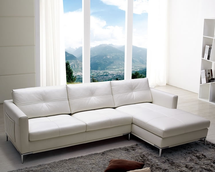 Pleasing Italian Leather Sectional Sofa Stores Chicago Modern