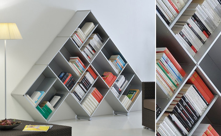 The Fitting Pyramid Bookcase - Cool bookshelves