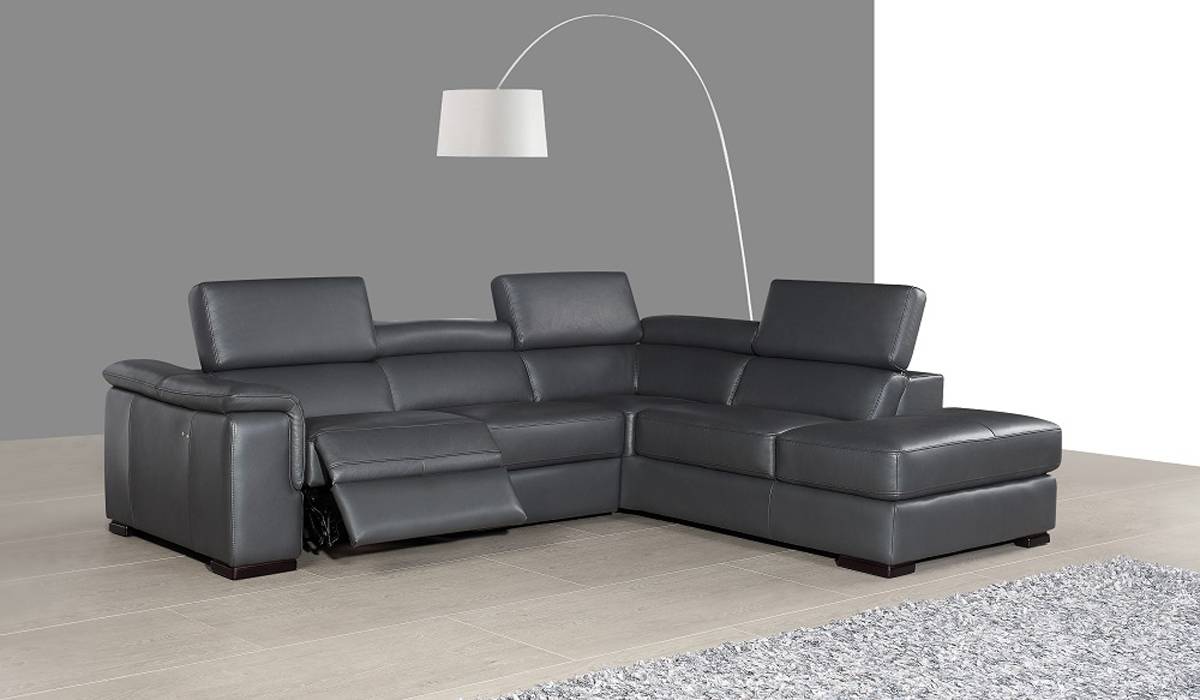Genuine and Italian Leather, Corner Sectional Sofas
