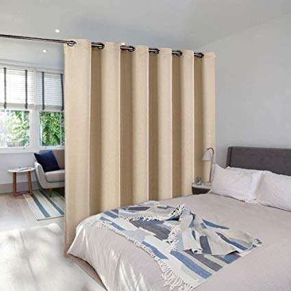 NICETOWN Room Dividers Curtains Screens Partitions, Sliding Glass Door  Curtain, Room Screen Divider Curtain