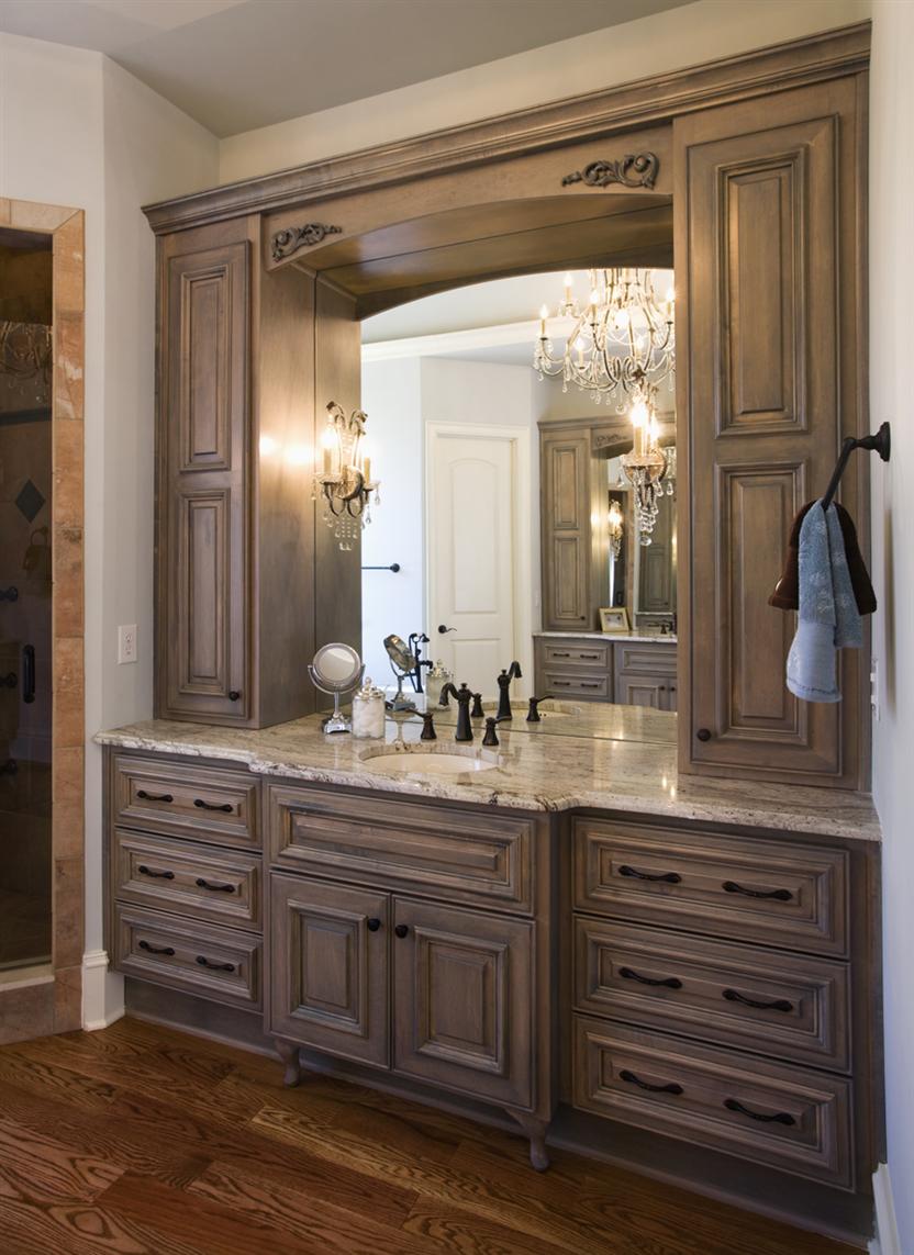 Stunning Custom Bathroom Cabinets on Interior Decor Plan with Eudy39s  Cabinet Manufacturing