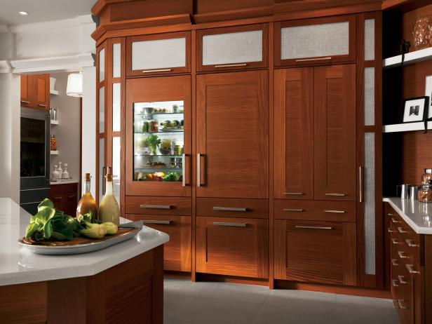 Kitchen With Modern Wood Cabinets