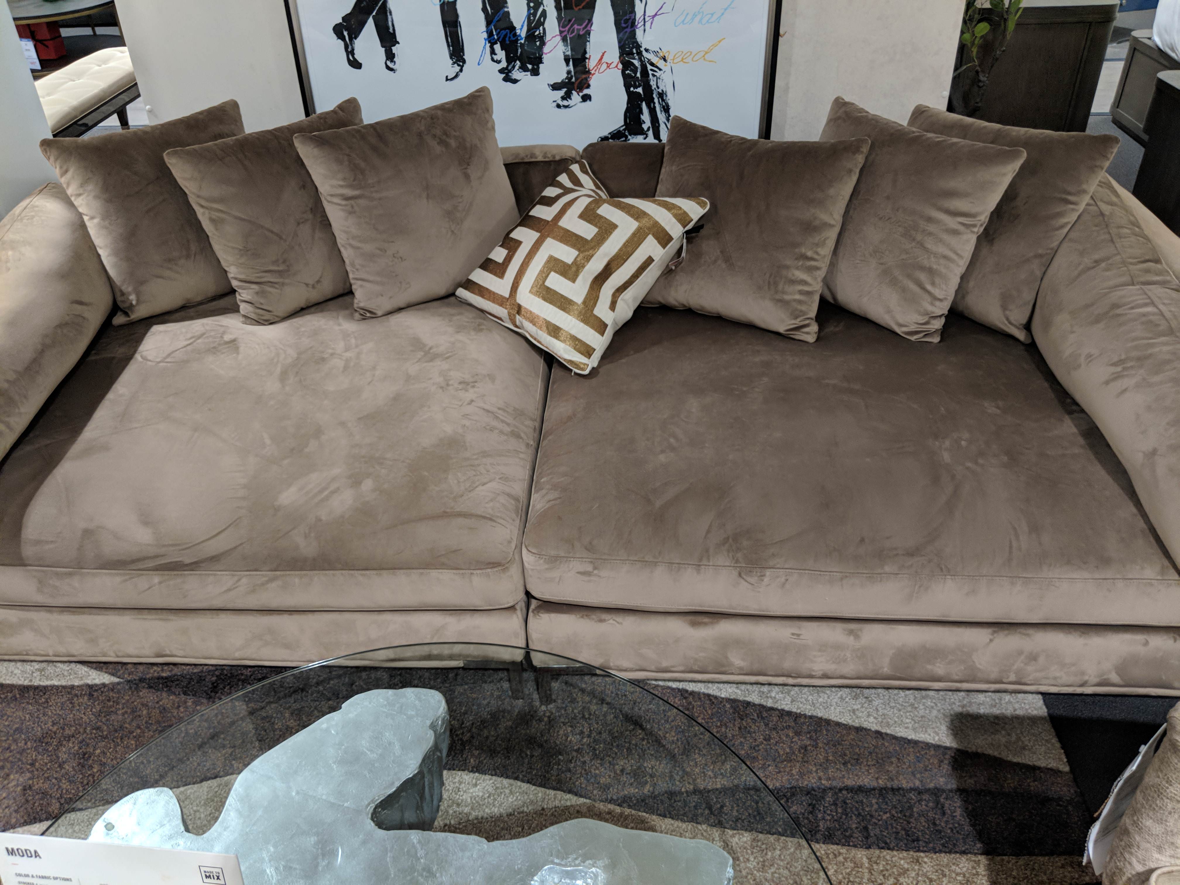 Help! Looking for Similar Very Deep Sofa. Fits a Body and is a Temp Bed