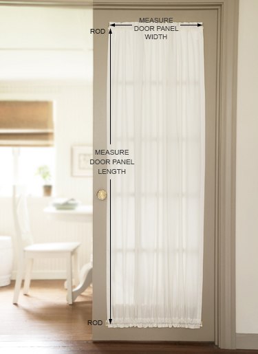 How to Measure: Door Panel Curtains