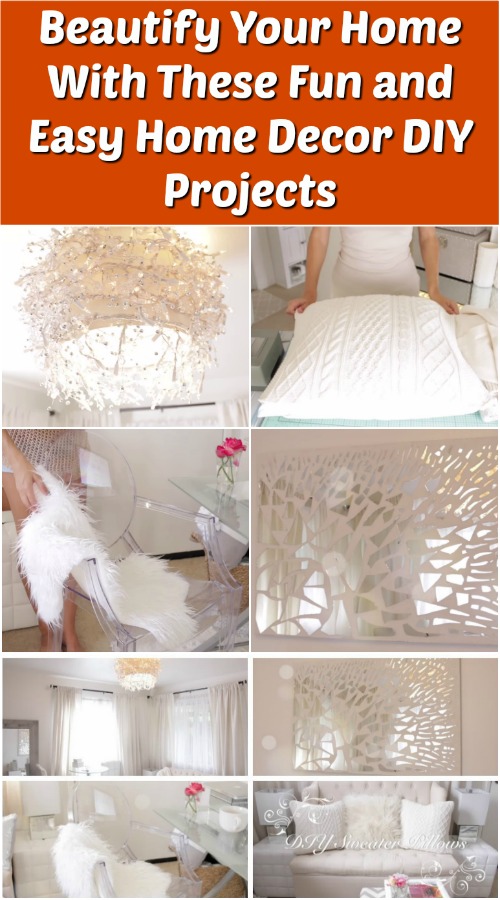 Beautify Your Home With These Fun and Easy Home Decor DIY Projects - DIY &  Crafts