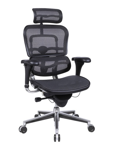 Eurotech ME7ERG Ergohuman Mesh Ergonomic Chair w/ Headrest