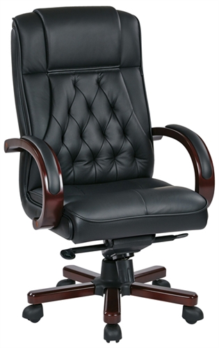 TWN300L Tradittional High Back Executive Leather Office Chair