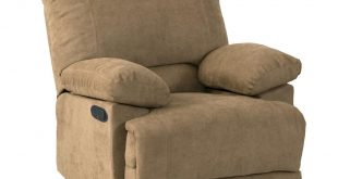 CorLiving Lea Brown Chenille Fabric Recliner