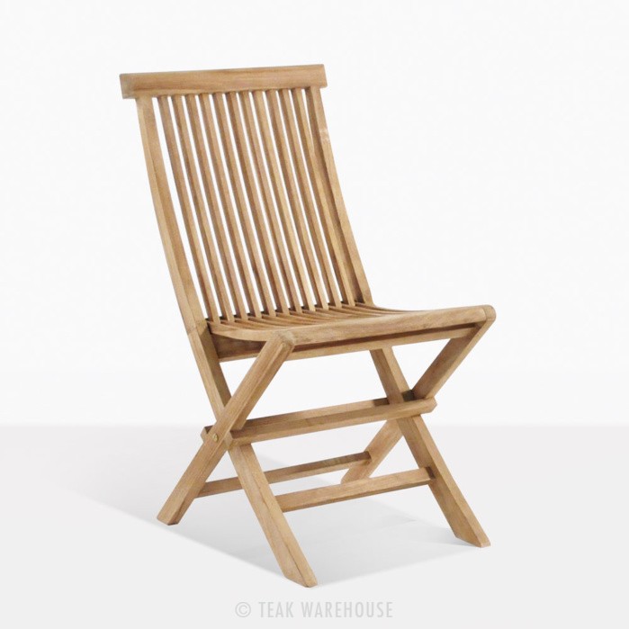Prego Teak Folding Outdoor Dining Chair
