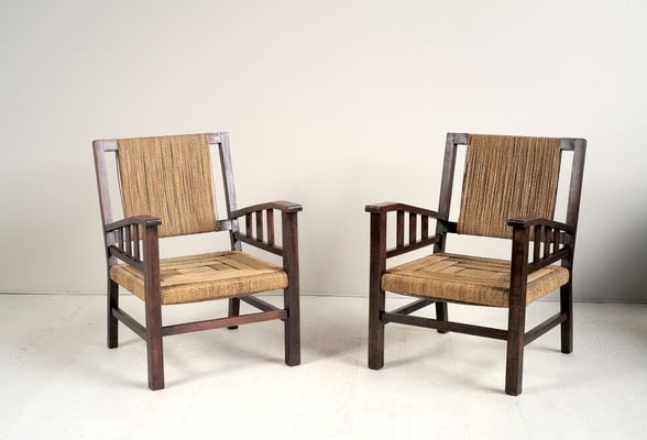 French Armchairs by Francis Jourdain, 1930s 1