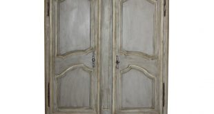 Large Painted French Armoire For Sale